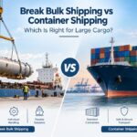Break bulk shipping vs container shipping for large cargo